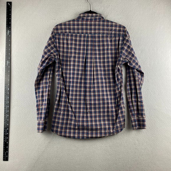 Uniqlo Button-Up Shirt Mens XS X-Small Multicolor Plaid Long Sleeve Pocket - Picture 11 of 15